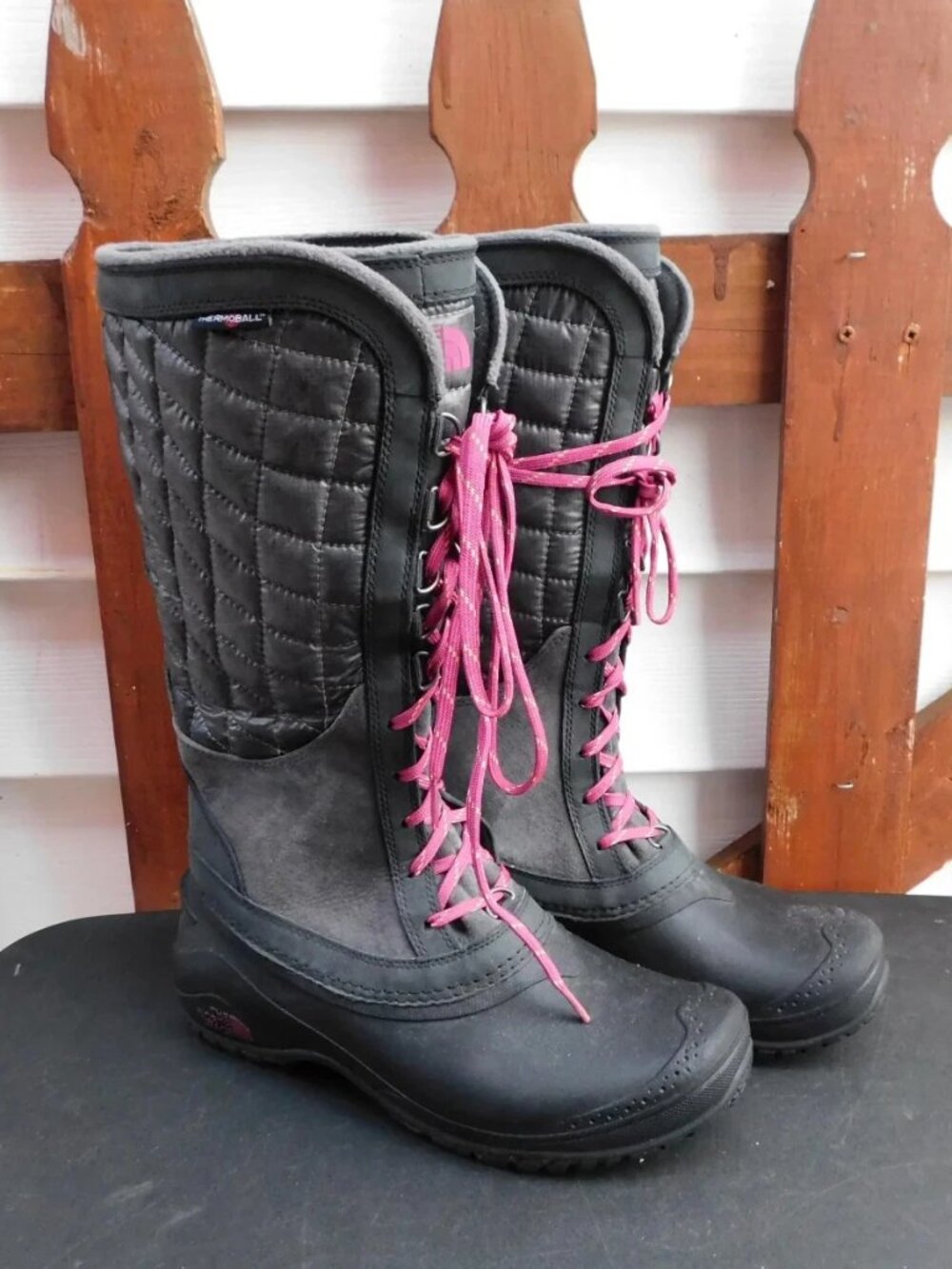 North Face Thermoball Utility Insulated Tall Boot (Womens) Size 9
